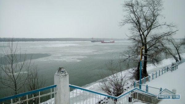 Дунай замерзает