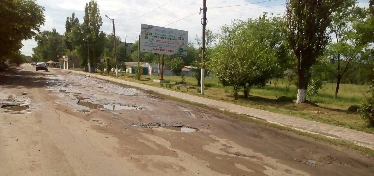 дорога по улице Строителей