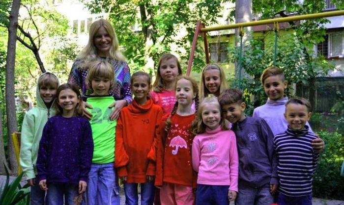 Ольга Подусова и и дети