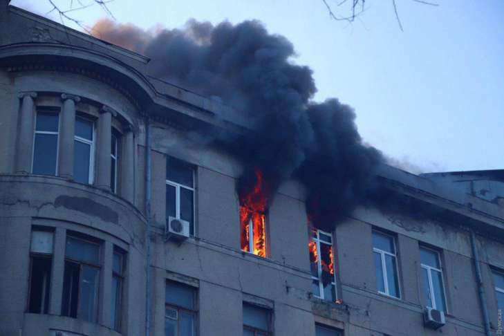 пожар колледж