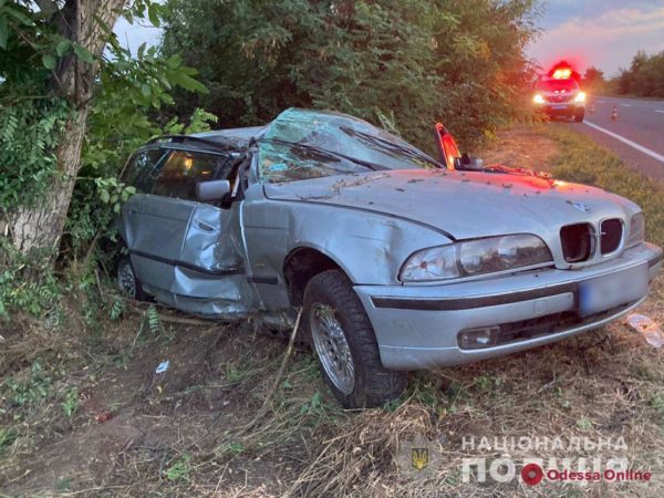 На трассе Одесса-Рени BMW влетел в дерево – водитель погиб