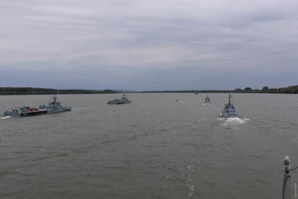 На Дунае стартовали украинско-румынские военно-морские учения