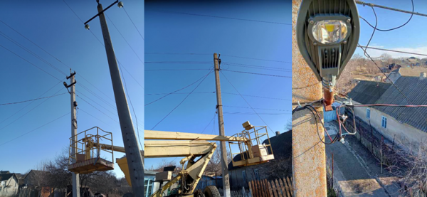 В Арцизе по ул. Камышовая проведен капитальный ремонт уличного освещения