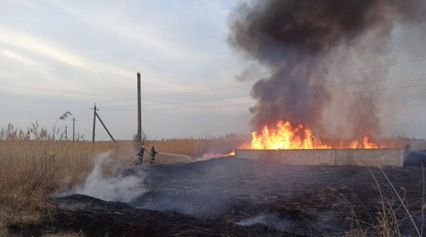 Жителя Ренийской громады оштрафовали за поджог сухой травы, который спровоцировал большой пожар