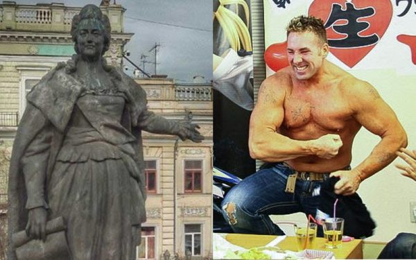 Замість Катерини ІІ. В Одесі пропонують встановити пам’ятник американському порноактору Біллі Геррінґтону