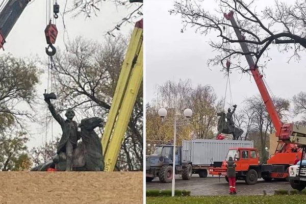 В Ізмаїлі демонтували пам’ятник Олександру Суворову