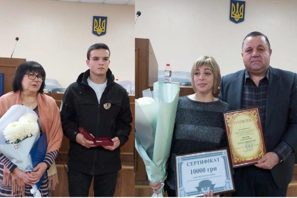 У Тарутинській громаді вручили нагороди родичам загиблого на Харківщині та бойовій медсестрі, що сім місяців перебувала в полоні