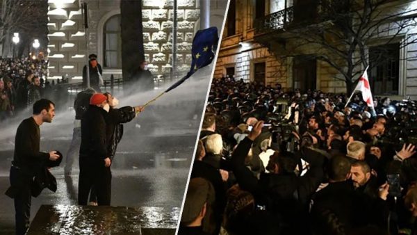 Масові протести у Грузії та силовий розгін демонстрантів: на вулиці столиці вийшли незгодні із “законом про іноагентів”