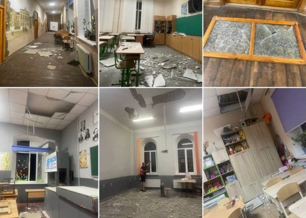 В Одесі під час атаки постраждало сім закладів освіти
