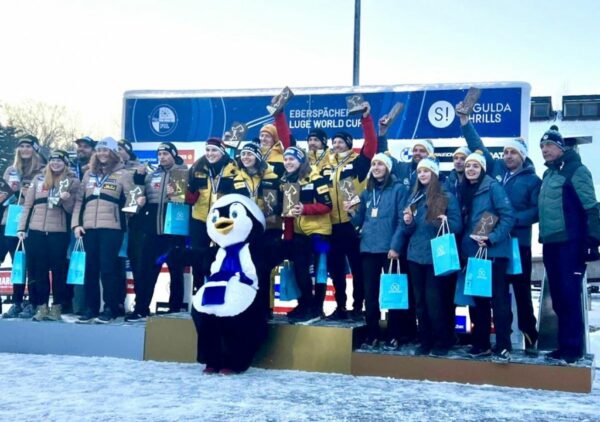 Збірна України з санного спорту вперше в історії виборола медаль в естафеті Кубка світу